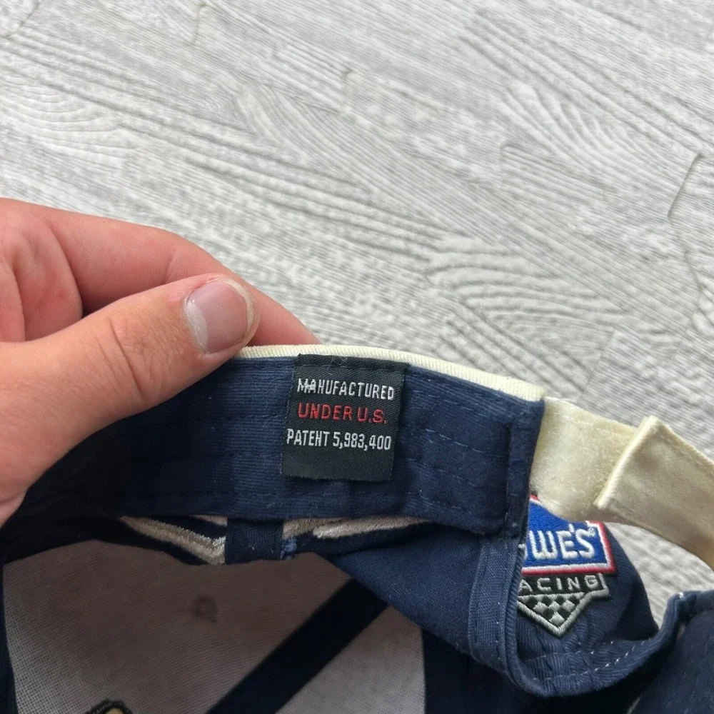 Vintage Jimmie Johnson Nascar Hat Cap Strap Back Adjustable Blue Racing 48 Adult